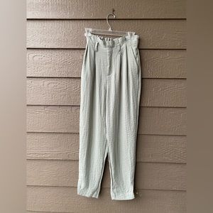 A New Day Paper Bag Women's Pants Modern Street Comfort Waist Tapered Size XS